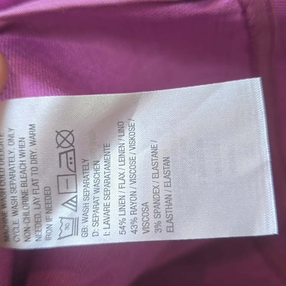 Estudio Park  Blazer Lightweight Relaxed Fit Linen Blend Size 2x NwOT - Picture 8 of 9